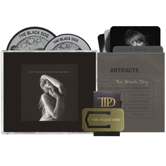 Tortured Poets Department Collector's Edition Deluxe CD The Black Dog Edition - Picture 1 of 8